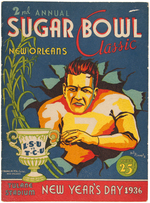 1936 SUGAR BOWL PROGRAM.