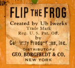 "FLIP THE FROG" RARE COMPOSITION FIGURE.