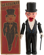 CHARLIE McCARTHY "GENTLEMAN VENTRILOQUIST" BOXED CELLULOID WIND-UP.