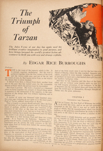 TARZAN "THE BLUE BOOK MAGAZINE" 1931 PULP PAIR.