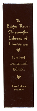 "THE EDGAR RICE BURROUGHS LIBRARY OF ILLUSTRATION" LIMITED CENTENNIAL EDITION HARDCOVER BOOKS.