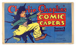 "CHARLIE CHAPLIN'S COMIC CAPERS SERIES 1" COMIC STRIP REPRINT BOOK.