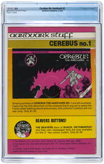 CEREBUS THE AARDVARK SIGNED CGC TRIO.