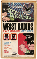 "GREEN HORNET REMCO WRIST RADIOS" BOXED SET.