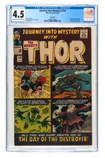 "JOURNEY INTO MYSTERY" #102, #109 & #119 CGC TRIO.