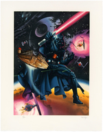 STAR WARS "GALAXY" KEN STEACY SIGNED & NUMBERED LITHOGRAPH.