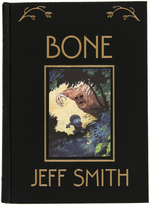 "BONE" HARDCOVER/SOFTCOVER SIGNED BOOK & PRINT LOT.