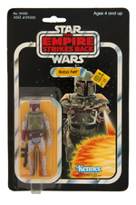 "STAR WARS - THE EMPIRE STRIKES BACK" BOBA FETT CARDED ACTION FIGURE.