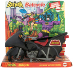 MEGO BATCYCLE ON CARD.