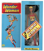 MEGO 12.5" WONDER WOMAN WITH FLY AWAY ACTION IN BOX.