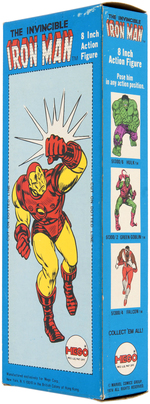 MEGO "THE INVINCIBLE IRON MAN" IN BOX.