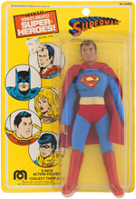 MEGO SUPERMAN ON CARD.