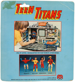 “TEEN TITANS SPEEDY” MEGO ACTION FIGURE ON CARD.