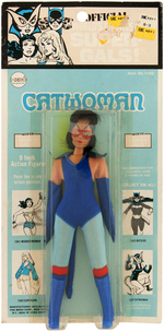 MEGO KRESGE CARDED CATWOMAN WITH SCREEN PRINTED SUIT AND BOOTS.