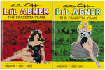 "LI'L ABNER" HARDCOVER & SOFTCOVER BOOK SETS FEATURING AL CAPP & FRANK FRAZETTA.