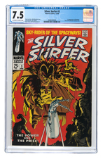 "SILVER SURFER" #3 DECEMBER 1968 CGC 7.5 VF- (FIRST MEPHISTO).