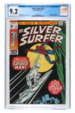 "SILVER SURFER" #14 MARCH 1970 CGC 9.2 NM-.