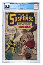 "TALES OF SUSPENSE" #40 APRIL 1963 CGC 5.5 FINE-.