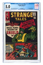 "STRANGE TALES" #126 &#134-135 CGC TRIO (FIRST NICK FURY).