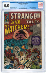 "STRANGE TALES" #126 &#134-135 CGC TRIO (FIRST NICK FURY).