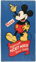 "NEW INGERSOLL MICKEY MOUSE WRIST WATCH" BOXED 1938 MODEL.
