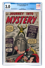 "JOURNEY INTO MYSTERY" #85 OCTOBER 1962 CGC 3.0 GOOD/VG (FIRST LOKI).