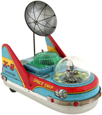 "SPACE SHIP X8" BOXED BATTERY-OPERATED TOY (FIRST VERSION).