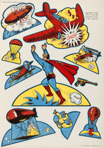 "SUPERMAN CUT-OUTS" RARE BOOK.