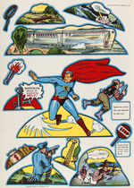 "SUPERMAN CUT-OUTS" RARE BOOK.