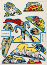 "SUPERMAN CUT-OUTS" RARE BOOK.