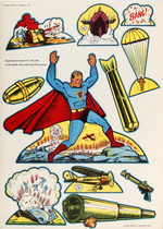 "SUPERMAN CUT-OUTS" RARE BOOK.