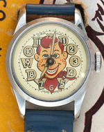 "HOWDY DOODY WRIST WATCH" BOXED WATCH WITH MOVABLE EYES.