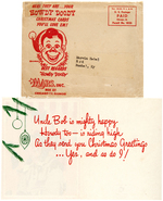 "HOWDY DOODY CHRISTMAS CARDS" PREMIUM CARDS.