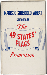 NABISCO SHREDDED WHEAT "THE 49 STATES' FLAGS" PROMOTIONAL SALESMAN'S FOLDER.