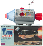 "MOON TRAVELER APOLLO-Z" BOXED BATTERY-OPERATED TOY.