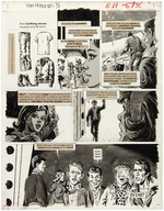 "CRACKED" #153 COMPLETE "THE HAPPY DAZES' CLOSE ENCOUNTERS OF THE THIRD KIND" STORY ORIGINAL ART.