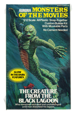 AURORA "MONSTERS OF THE MOVIES -THE CREATURE FROM THE BLACK LAGOON" FACTORY-SEALED MODEL KIT.