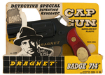 "DRAGNET DETECTIVE SPECIAL REPEATING REVOLVER" CARDED KNICKERBOCKER CAP GUN.