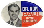 RON PAUL FIRST CAMPAIGN  BUTTON FROM 1974.