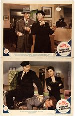 RED SKELTON "WHISTLING IN BROOKLYN" LOBBY CARD SET.