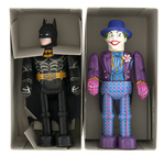 BATMAN & JOKER BILLIKEN BOXED WIND-UP PAIR.