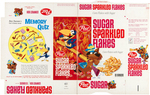 POST "SUGAR SPARKLED FLAKES" FILE COPY CEREAL BOX FLAT.