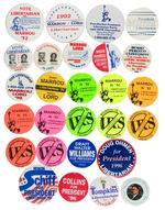 LIBERTARIAN PARTY PRESIDENTIAL CANDIDATES BUTTON COLLECTION 1992 THROUGH 2000.