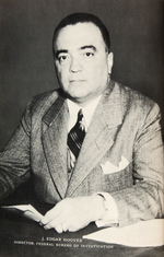 "J. EDGAR HOOVER" SIGNED BOOK "THE STORY OF THE F.B.I."