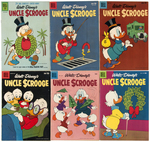 "WALT DISNEY'S UNCLE SCROOGE" COMIC LOT OF 8 ISSUES.