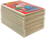 "WALT DISNEY'S UNCLE SCROOGE" COMIC LOT OF 136 ISSUES.