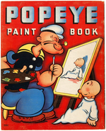 "POPEYE PAINT BOOK."