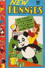 "NEW FUNNIES" BOUND COMICS VOLUME.