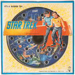 "STAR TREK MARBLE MAZE" BOXED HASBRO GAME.