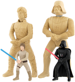 STAR WARS FIGHTING FIGURES RESIN 2 UP PROTOTYPE FIGURE PAIR.